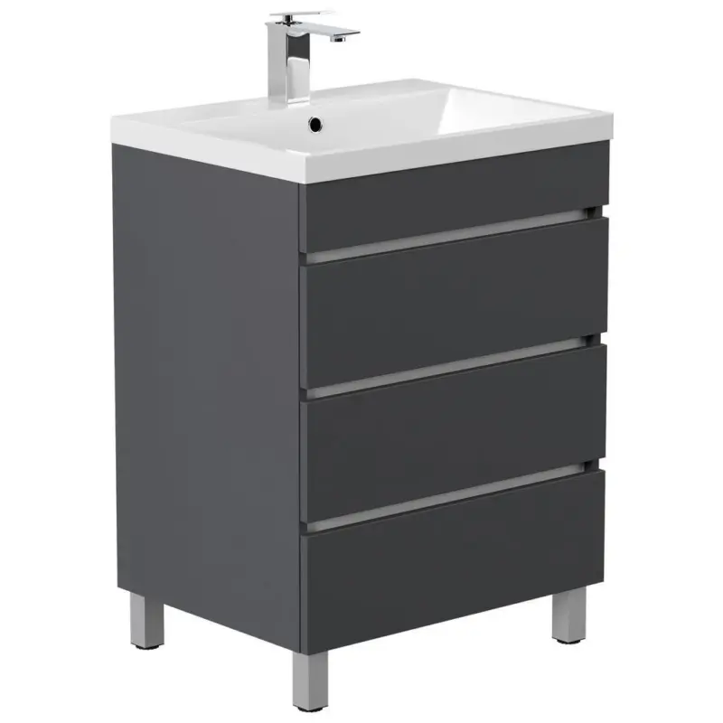 WASCHTISCHKOMBI Fellini, Graphitfarben B: 60cm