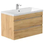 M&ouml;belix WASCHTISCHKOMBI Fellini Eichefarben B: 90cm