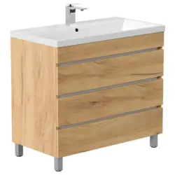 WASCHTISCHKOMBI Fellini Eichefarben B: 90cm