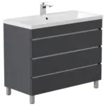 M&ouml;belix WASCHTISCHKOMBI Fellini Graphitfarben B: 100cm