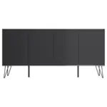 M&ouml;belix Sideboard Posseik Industrial Graphitfarben B: 155 cm