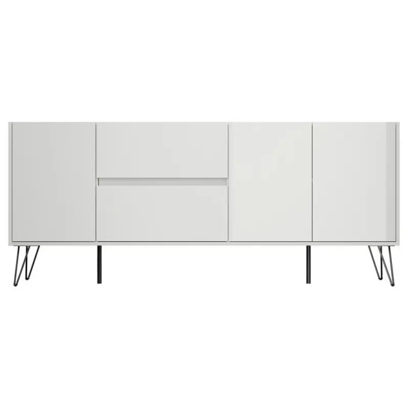 Sideboard Posseik Industrial Wei&szlig; B: 177 cm
