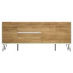 M&ouml;belix Sideboard Posseik Industrial Eichefarben/Wei&szlig; B: 177 cm