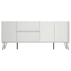 Sideboard Posseik Industrial Eichefarben/Wei&szlig; B: 177 cm