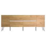 M&ouml;belix Sideboard Posseik Industrial Wei&szlig;/Eichefarben B: 199 cm