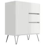 M&ouml;belix Sideboard Posseik Industrial Wei&szlig; B: 76 cm