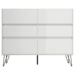 M&ouml;belix Sideboard Posseik Industrial Wei&szlig; B: 120 cm