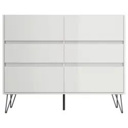 Sideboard Posseik Industrial Wei&szlig; B: 120 cm