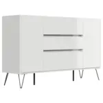 M&ouml;belix Sideboard Posseik Industrial Wei&szlig; B: 155 cm