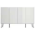 M&ouml;belix Sideboard Posseik Industrial Wei&szlig; B: 155 cm