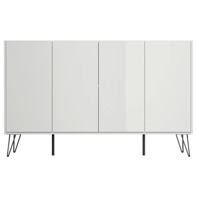 Sideboard Posseik Industrial Wei&szlig; B: 155 cm