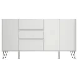 Sideboard Posseik Industrial Wei&szlig; B: 177 cm