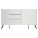 M&ouml;belix Sideboard Posseik Industrial Eichefarben/Wei&szlig; B: 177 cm
