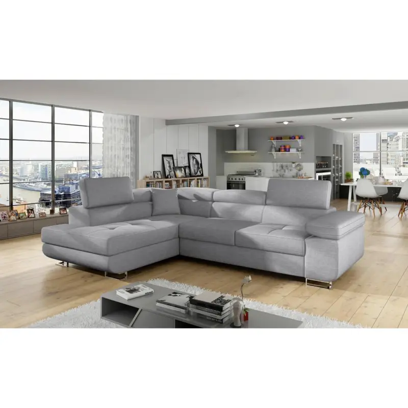 ECKSOFA Anton Grau S: 203x272 cm
