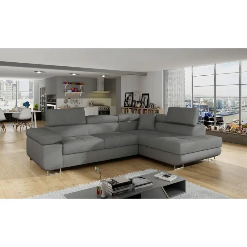 ECKSOFA Anton Grau S: 272x203 cm