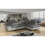 M&ouml;belix Ecksofa Anton Grau, Hellgrau S: 272x203 cm