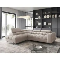 ECKSOFA Ferucce Beige S: 200x276 cm