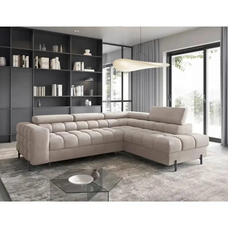 ECKSOFA Ferucce Beige S: 276x200 cm