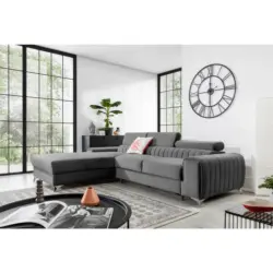 ECKSOFA Grayson Grau S: 205x278 cm