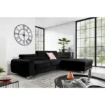 M&ouml;belix ECKSOFA Grayson Schwarz S: 278x205 cm