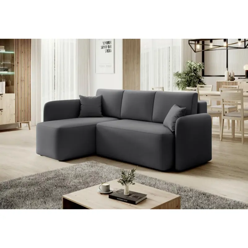 ECKSOFA Hadson Grau S: 150x206 cm
