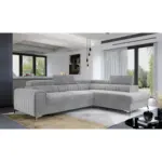 M&ouml;belix ECKSOFA Lauernce Hellgrau S: 278x205cm