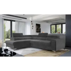 ECKSOFA Laurence Anthrazit S:205x278cm