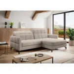 M&ouml;belix Ecksofa Lorelle Beige S: 225x160 cm