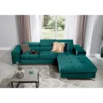 M&ouml;belix Ecksofa Ricardo Gr&uuml;n S: 281x205 cm