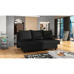 Schlafsofa Amaza Dunkelgrau, B: 190 cm