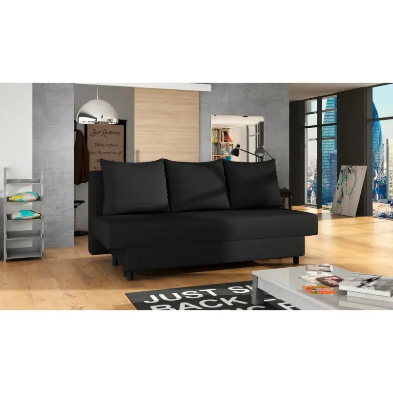 Schlafsofa Amaza Dunkelgrau, B: 190 cm