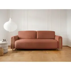 SCHLAFSOFA Arcadova Hellrot B: 244cm