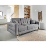 M&ouml;belix Schlafsofa Asgard Grau, B: 230 cm