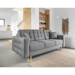 Schlafsofa Asgard Grau, B: 230 cm