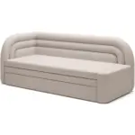 M&ouml;belix R&Eacute;CAMIERE Fabillo Beige B: 86 cm