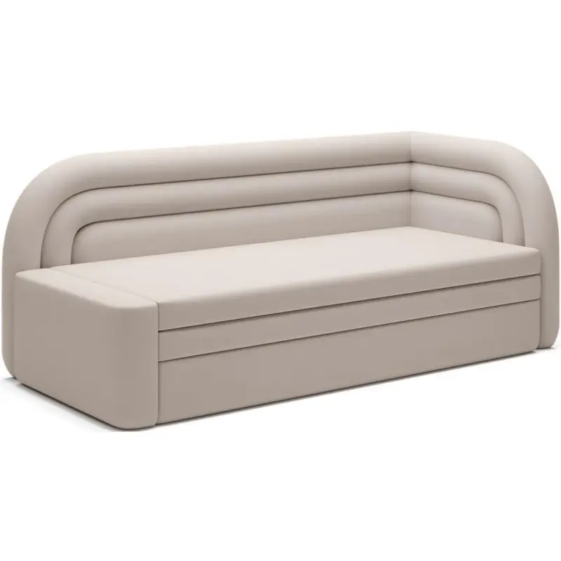 R&Eacute;CAMIERE Fabillo Beige B: 223 cm