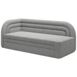 R&Eacute;CAMIERE Fabillo Grau B: 223cm