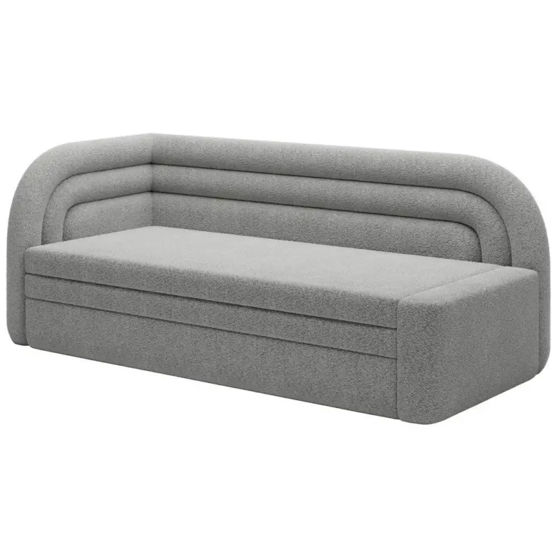 R&Eacute;CAMIERE Fabillo Grau B: 223cm