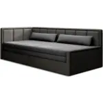 M&ouml;belix R&eacute;camiere Fulgeo Anthrazit/Schwarz B: 82 cm