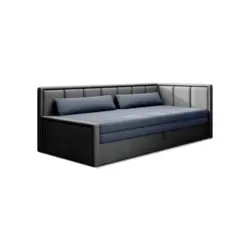 R&eacute;camiere Fulgeo rechts Anthrazit,Dunkelblau, B: 214