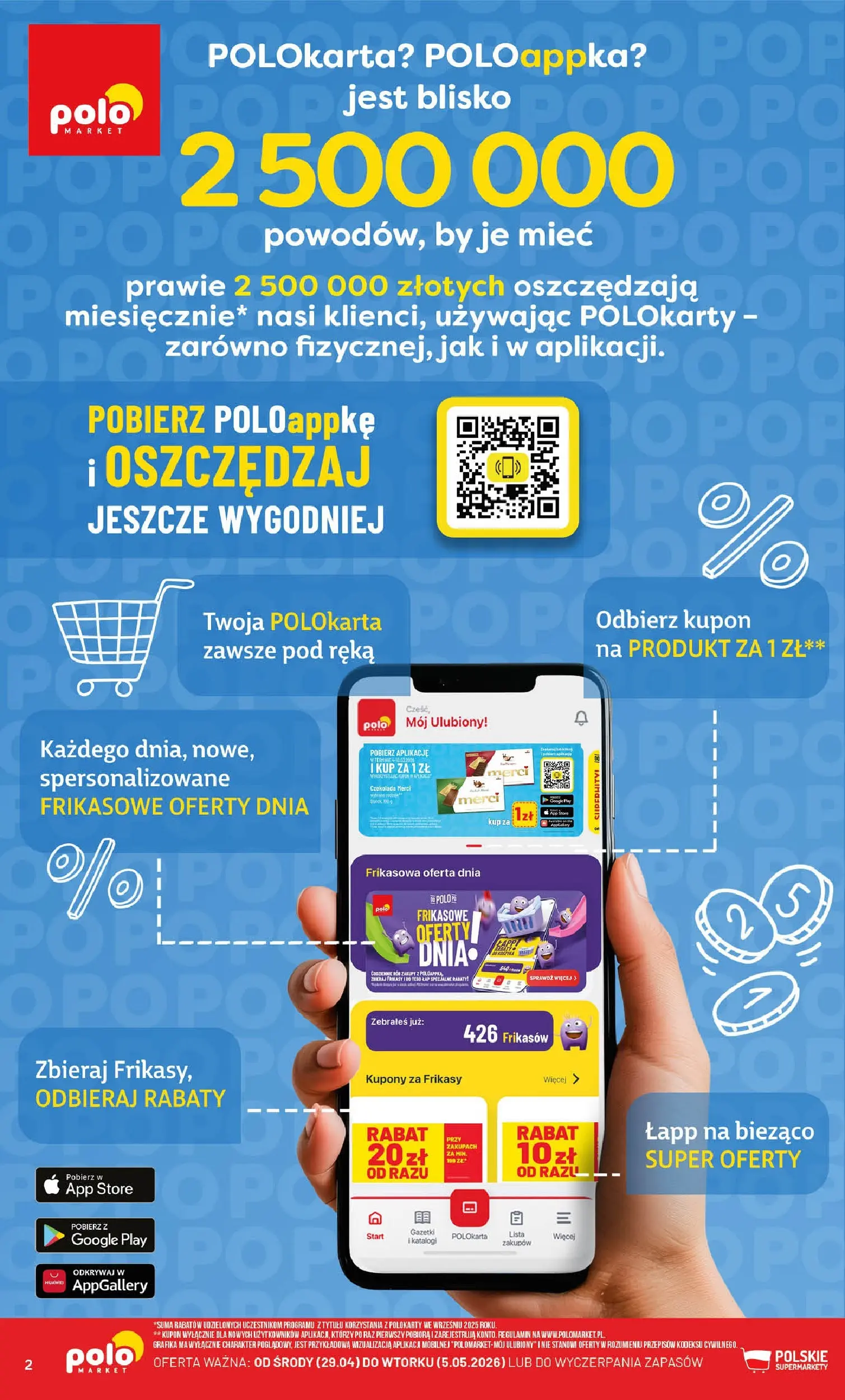 Nowa POLOmarket gazetka od jutra 28.04.2026 | Strona: 2