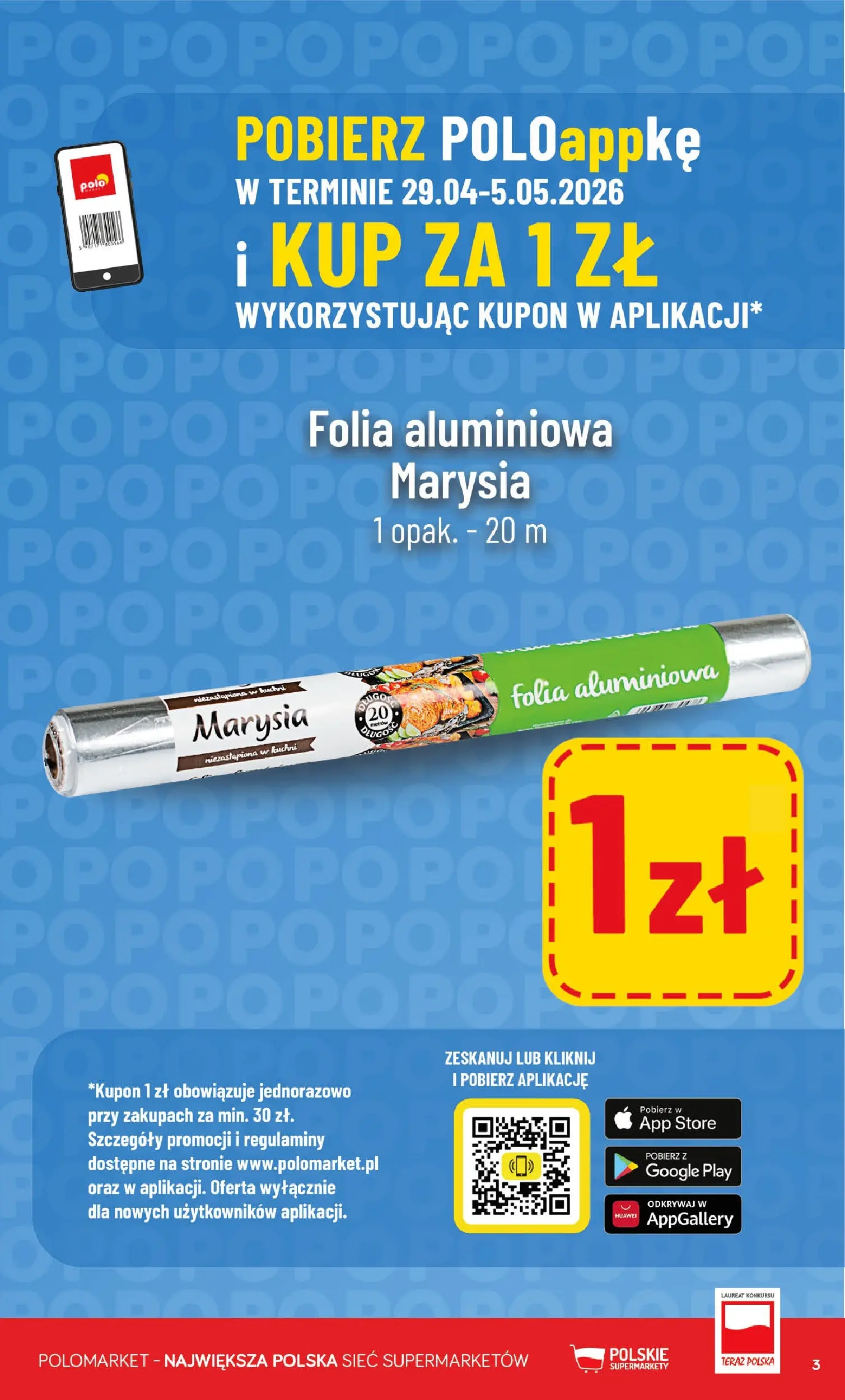 Nowa POLOmarket gazetka od jutra 28.04.2026 | Strona: 3