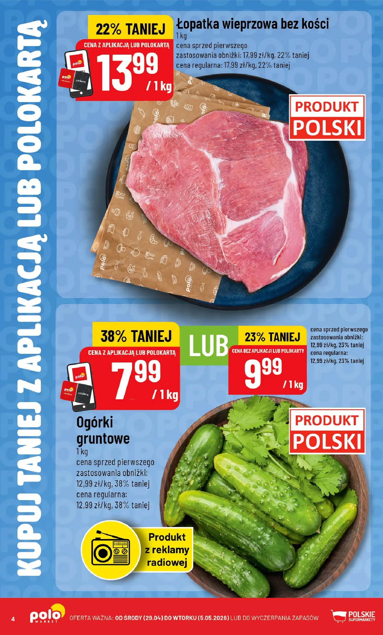 Nowa POLOmarket gazetka od jutra 28.04.2026 | Strona: 4