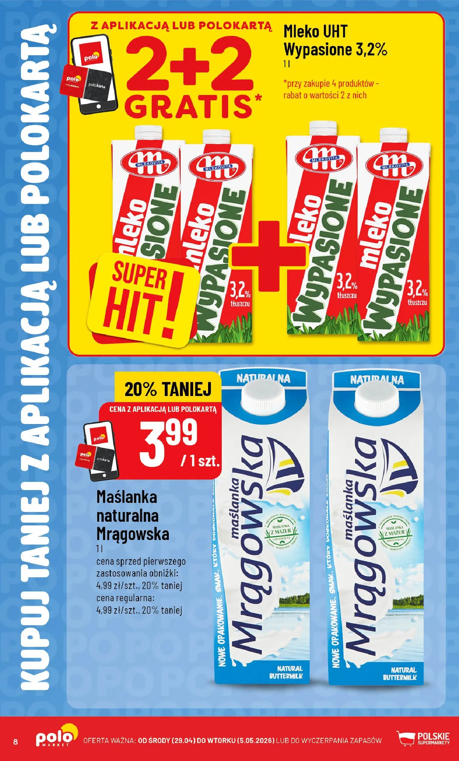 Nowa POLOmarket gazetka od jutra 28.04.2026 | Strona: 8