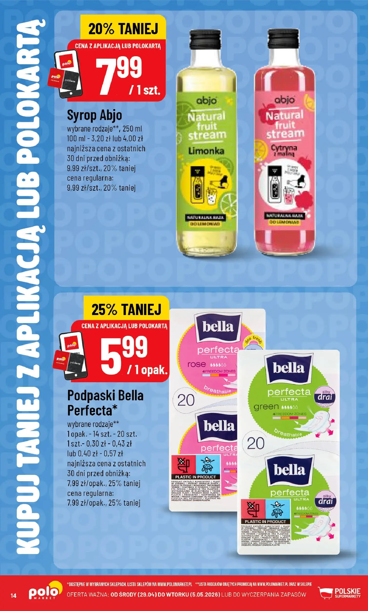 Nowa POLOmarket gazetka od jutra 28.04.2026 | Strona: 14