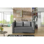 M&ouml;belix SCHLAFSOFA Neva Grau/Hellgrau B: 132 cm