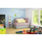 M&ouml;belix R&eacute;camiere Rosa rechts Grau, Pink, B: 104 cm