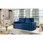 M&ouml;belix Schlafsofa Wave Dunkelblau, B: 150 cm