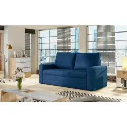 Schlafsofa Wave Dunkelblau, B: 150 cm