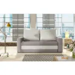 M&ouml;belix Schlafsofa Wave Taupe, B: 150 cm
